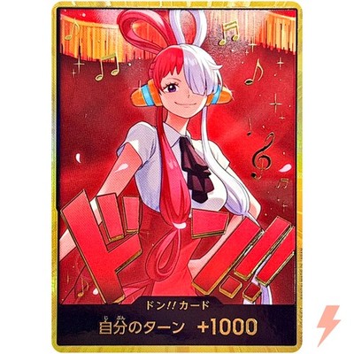 Heroines Edition ウタ ドン!!カード パラレル 金 DON !! Card Gold Frame (Uta) ONE PIECE Heroines Edition - ONE