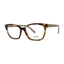 Prada PR 15ZV Caramel Havana Eyeglasses Frames 55mm 16mm 145mm - 07R-1O1