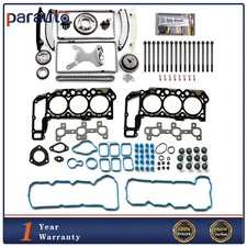 Timing Chain Kit W/ Cover Bolts Gasket Set For 05-09 Ram 1500 Liberty Dakota 3.7