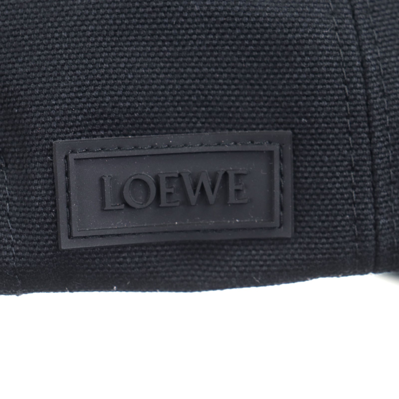 Excellent LOEWE cap Anagram Patch Baseball Hat bl… - image 8