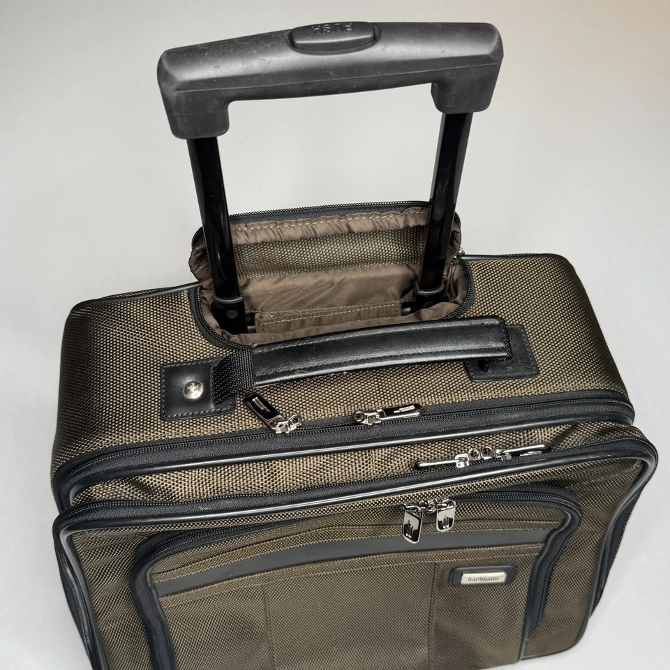 Hartmann 16" Rolling 2 Ruedas Equipaje de Mano Laptop Noche Maleta Bolsa Foto 4 de 4
