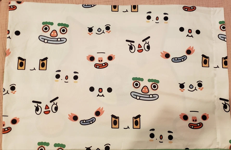 Toca Boca Orange Cat 2017 microfibra estándar - funda de almohada de dos lados - una cuenta Foto 2 de 4