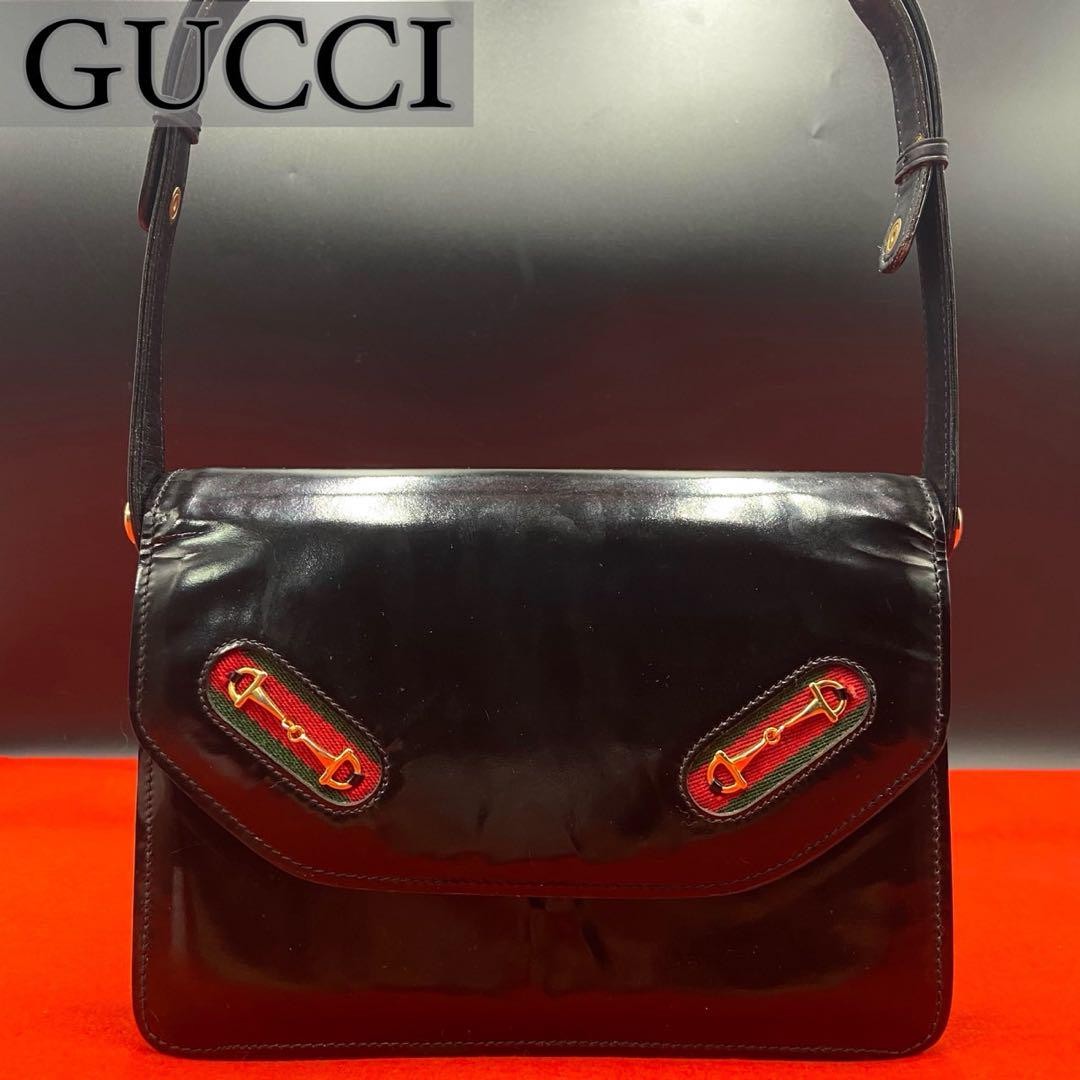 Gucci Horsebit Sherry 2-Way Shoulder Bag Crossbody Handbag