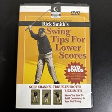 Rick Smith's Swing Tips for Lower Scores Golf 2002 The Golf Channel DVD Mint