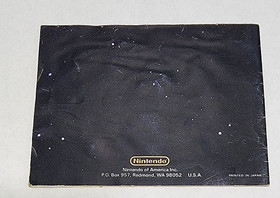 NINTENDO NES INSTRUCTION MANUAL DIRECTIONS FOR GAME - Super Mario Bros