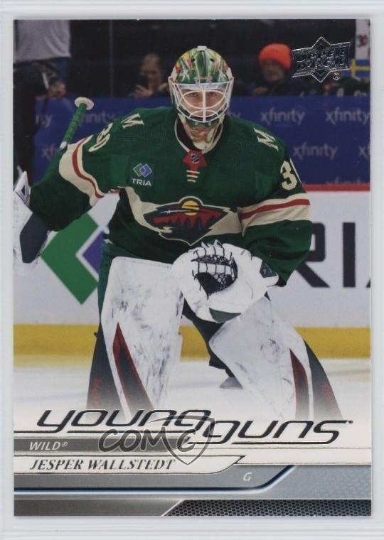 2024-25 Upper Deck Series 1 Young Guns Jesper Wallstedt #202 5h0
