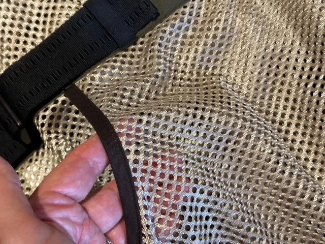 Beretta Shooting Vest GT571 Leather Mesh Polyester Green Olive Men's Sz L - Image 4 of 4