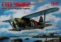 ICM 72074 - Polikarpov I-153 Chaika - Wwii Soviet Biplane Fighter - 1:72