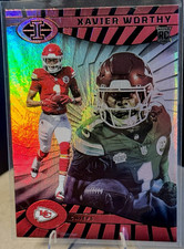 Panini 2024 Illusions Xavier Worthy Rookie RC #45 Kansas City Chiefs Card
