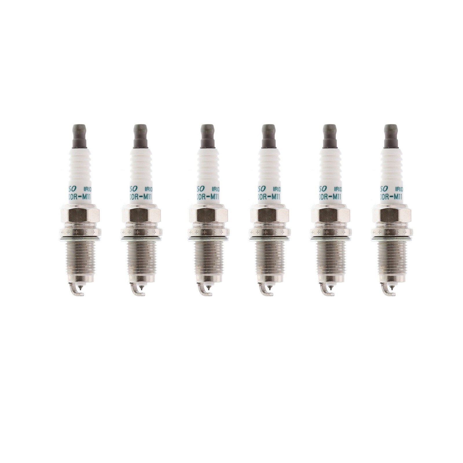 Set of 6 Genuine Denso OEM SKJ20DRM11 Iridium Long Life Spark Plug Kit For Honda