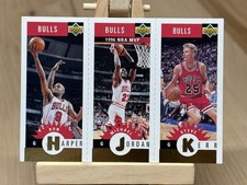 1997 Upper Deck Triple Gold #B1 Michael Jordan Steve Kerr Ron Harper Bulls