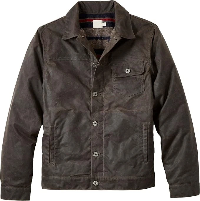 Mens Trucker Jacket - Cotton Corduroy Jacket Men Motorcycle Jackets Heated F/Men