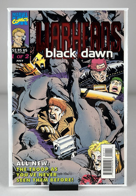Warheads black dawn #1 Premiere Issue Cover by Charlie Adlard Marvel UK 1993 NM+