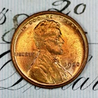 * 1920-P * SOLID+ BLAZING RED GEM BU MS LINCOLN WHEAT PENNY * FROM COLLECTION