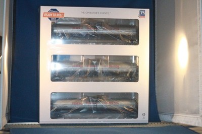 JP HO ATHEARN RTR ATH16280 GENERAL DYNAMICS 62' CHEMICAL TANK CARS  3-Pack