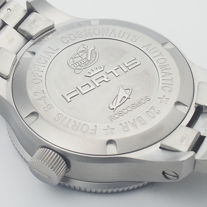 【J-012】ギラーモフォルチーノ　Tour of Duty 中古 激安 Fortis B-42 Cosmonauts Chronograph 647.10.11M.BI Blue Impulse
