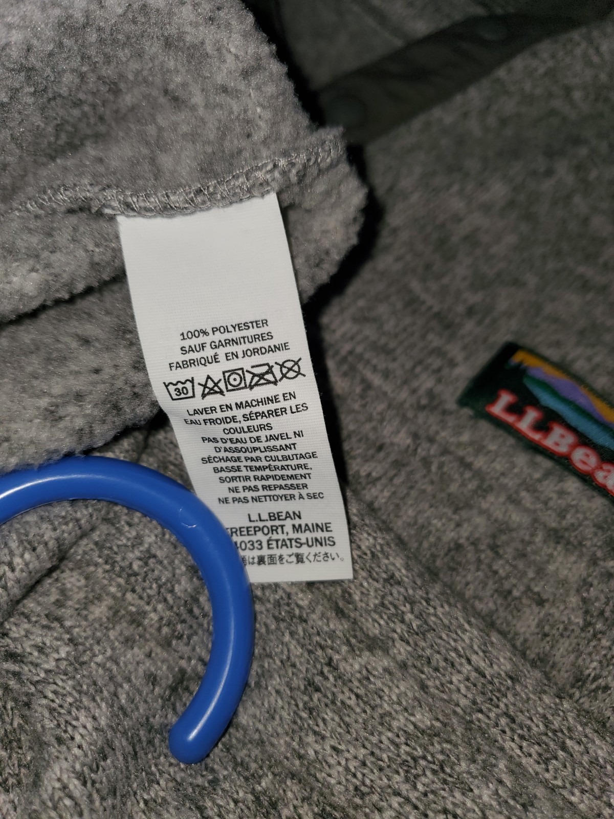 LL Bean Better Sweater Quarter Snap Button Pullov… - image 6