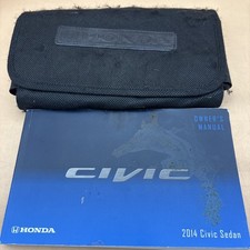 2014 HONDA CIVIC SEDAN OWNERS MANUAL LX, EX, EX-L, Si, Hybrid W/ Case