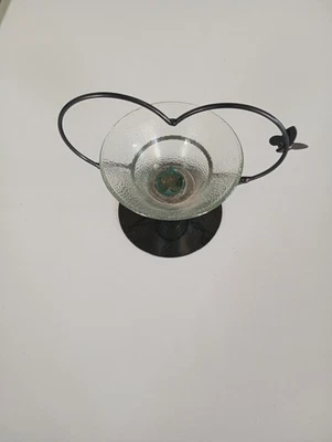 Support en cœur pour photophore élégant - Photo 1/4