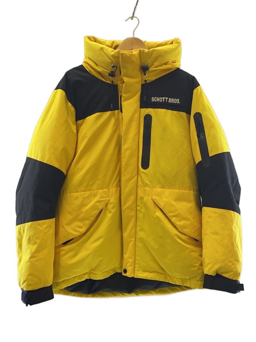 Schott XL Down Jacket Polyester Yellow Plain - image 1
