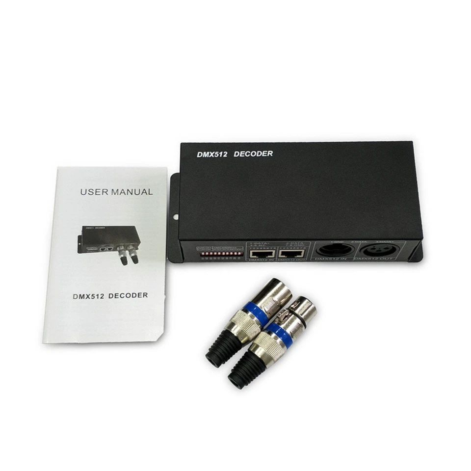 DC12V~24V LED RGBW DMX 512 Controller Decoder Dimmer 4 Channel 8A Stripe Light C - Image 3 of 4