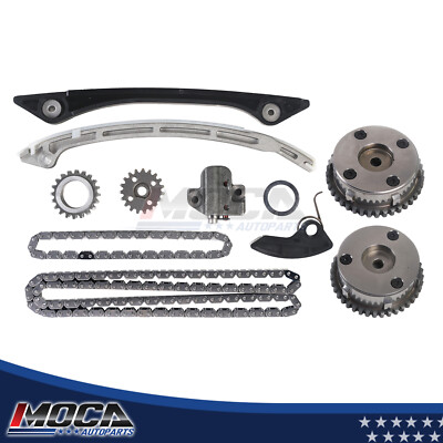 Timing Chain Kit w/ 2PC VVT Sprocket for 12-15 Ford Edge Escape Lincoln 2.0L l4 