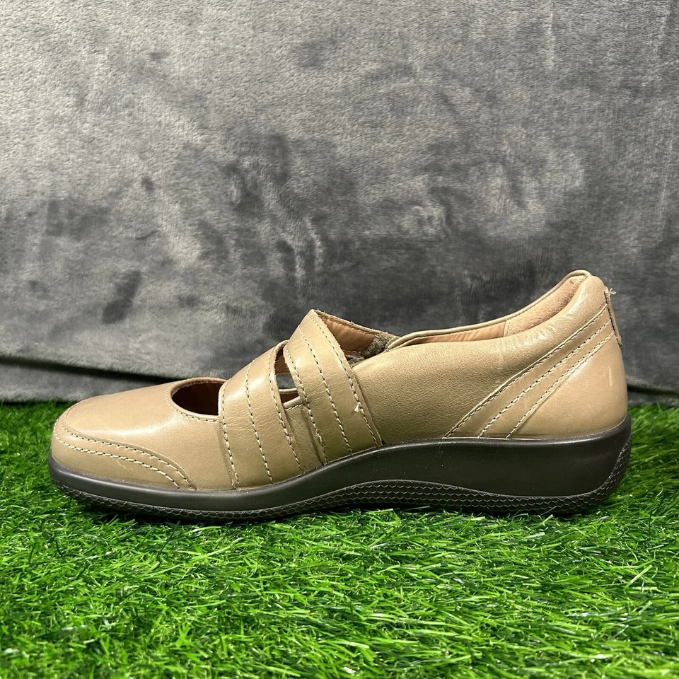 Lo último Melissa Mary Janes Mujer 7 M Cuero Marrón Zapatos Cómodos Informales Caminar Foto 4 de 4