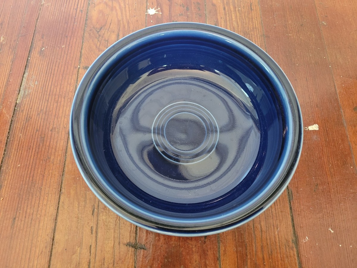 Fiesta-Ware 7” Cereal/Soup/Salad Bowl Dark Blue Fiesta HLC USA