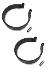  2 Pack 4" BRAKE BANDS  PINS for Go Kart Cart Mini Bike ATV Quad Four Wheeler
