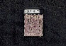 St. Kitts & Nevis - Nevis 1883 SG 36ba 1/2d on 1d w/ Left Side No OVPT RPSL Cert
