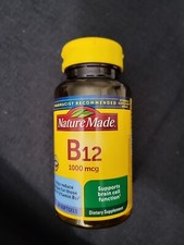 Nature Made Vitamin B12 1000mcg 90 Softgels.