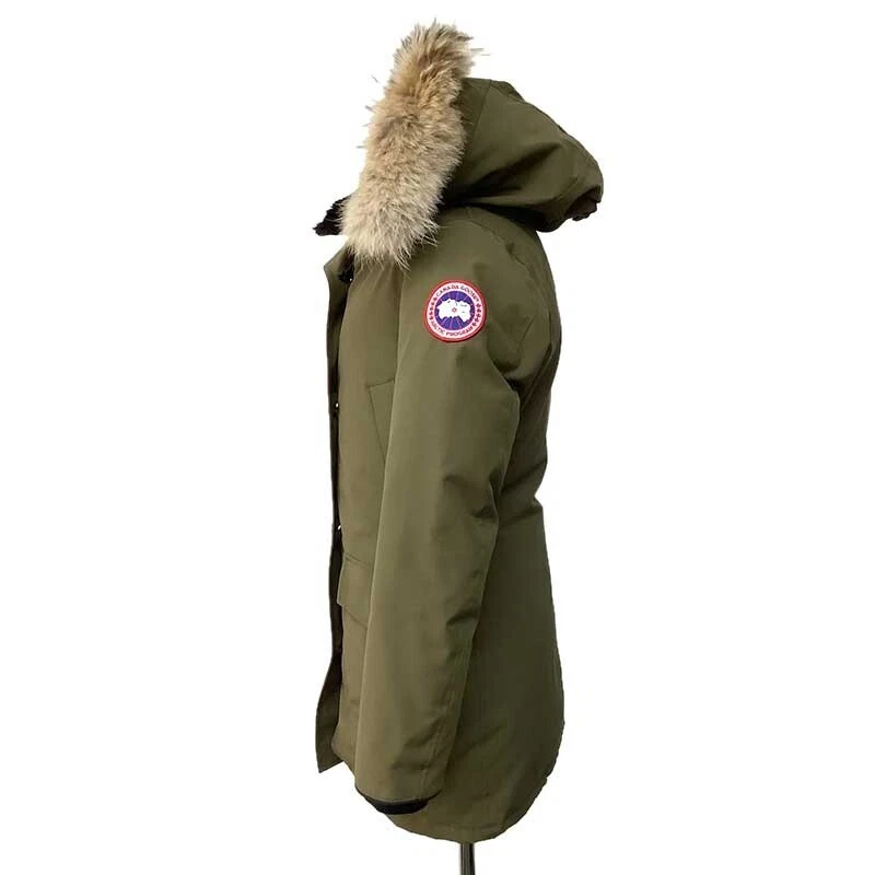 PARKA CANADA GOOSE BRONTE piumino 2603JL verde militare kaki poliestere