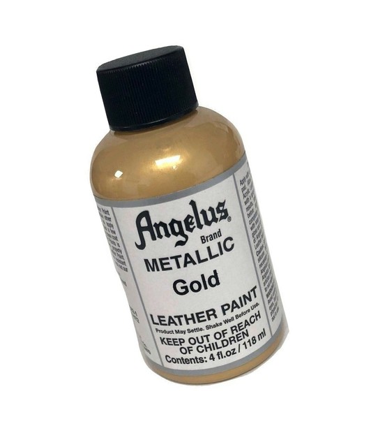 Angelus Acrylic Leather Paint4oz.Gold eBay