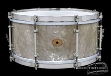 1930s Ludwig Solid Shell Lavender Pearl Snare Drum : 6.5 x 14