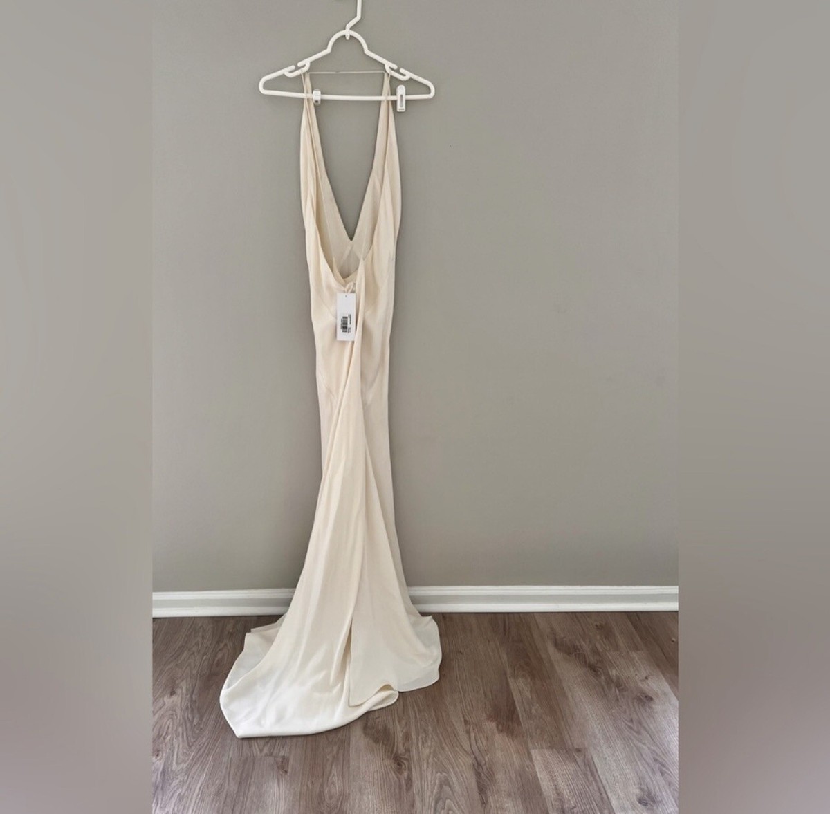 Alexandra　Ivory&co Michael Lo Sordo Alexandra Silk Wedding Maxi Dress Ivory