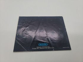 MANUAL PUNCH OUT DE MIKE TYSON Aut&eacute;ntico Nintendo NES Instrucciones Redondo C&Oacute;DIGO Q