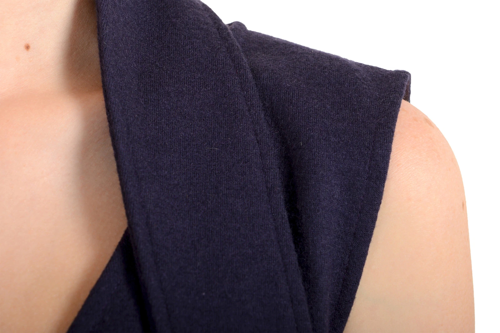 Abito a matita senza maniche Maison Margiela donna viola scuro lana US M IT 42