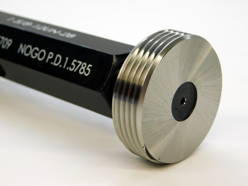 NEW 1 5/8 12 UN 2B THREAD PLUG GAGE 1.625 GO NO GO P.D.'S= 1.5709 & 1.5785 - Picture 4 of 4
