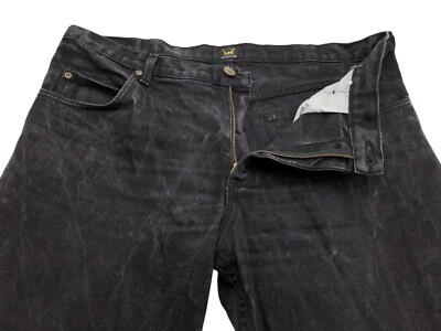 Pantalon Jean Lee Brooklyn Droit - Taille W40 L34 - Occasion Très Bon état - Noir, Coupe Regular