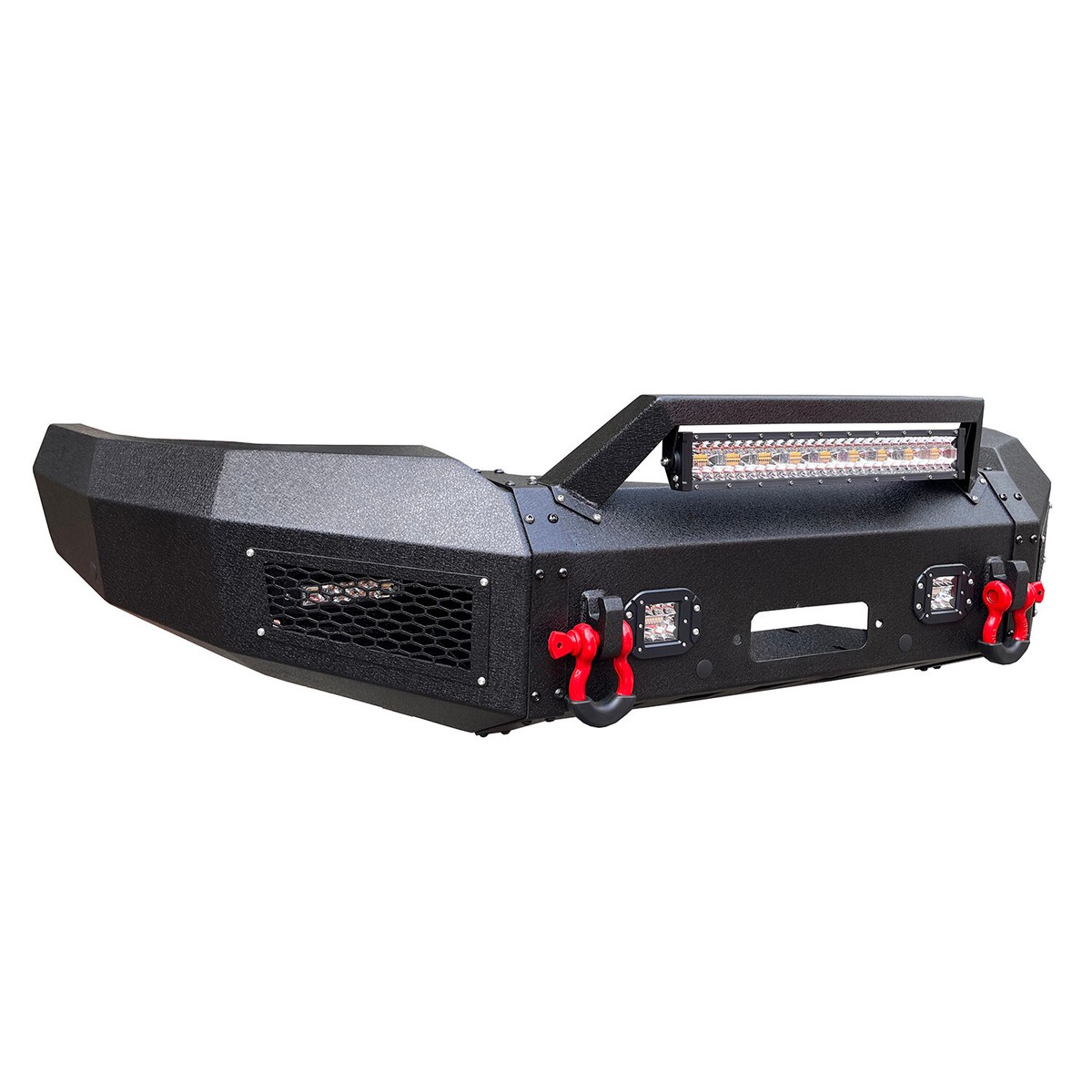 Vijay Fit 1997-2003 Ford F150 Black Front Bumper New w/Winch Plate