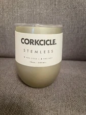 Corkcicle Stemless 12oz  9 Hrs Cold/3 Hrs Hot. BPA & LEAD FREE Glampagne