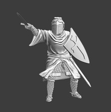 Northern Crusades Miniatures Medieval Hospitaller Knight 28mm 32mm 35 40mm 54mm