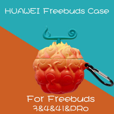 Cute Fruit Silicone Earphones Case For HUAWEI Freebuds Pro 5/3/2 7i 5i 4i Clip 2