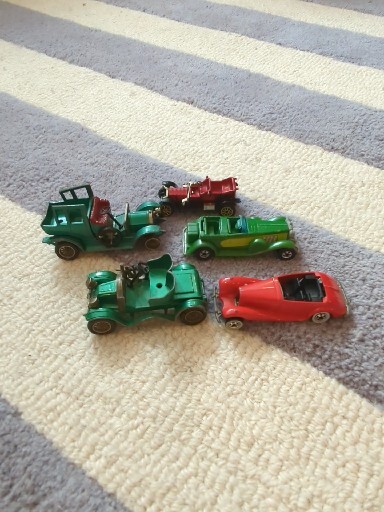 Lot of Antique-style Miniature Vehicles