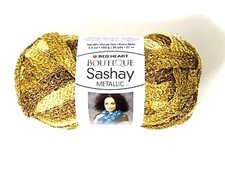 Red Heart Boutique Sashay Metallic Lacy Yarn RED GREEN Or GOLD Choose Your Color
