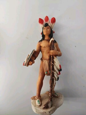 Indianer Figur - Castagna - Four Paws - Vitrinenstück - Western - Polyresin