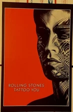 Rolling Stones: Tattoo You 40th Anniversary Promotional 11X17 Lithograph Poster.