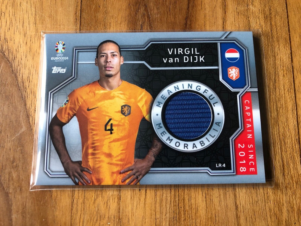 ★☆　Oder Relic 　★☆ Match Attax Euro 2024 Germany LEADER Relic Virgil Van Dijk #LR4