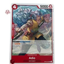 One Piece Card pillars of strength Eng Op03-002 Adio UC uncommon