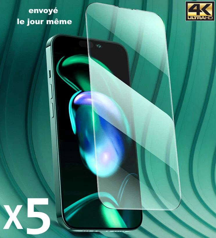 Film Protection Verre Trempé Pour IPhone Multiple Modèles (6 à 12 Pro Max) - Anti-choc - Neuf